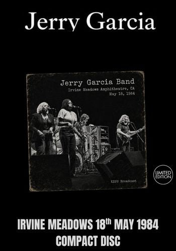 Jerry Garcia -Irvine Meadows 18th May 1984  [CD] Limited Compact Disc (import)
