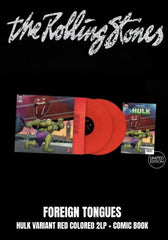 Rolling Stones, The - Foreign Tongues [LP] Limited Hulk Variant Red Colored + Comic Book