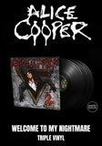 Alice Cooper - Welcome To My Nightmare [3LP] Limited Black VInyl, 7 Bonus Tracks