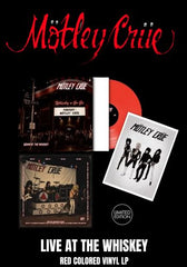 Motley Crue - Down At The Whiskey [LP] Limited Red Colored Vinyl, Poster (import)