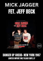 Mick Jagger Feat. Jeff Beck - Danger Up Ahead- New York 1987 [LP] Limited Black Vinyl (import)