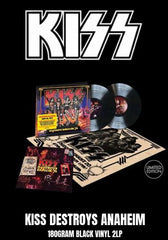 Kiss - Kiss Destroys Anaheim '76 [2LP] Limited 180gram Black Vinyl, Gatefold, Insert