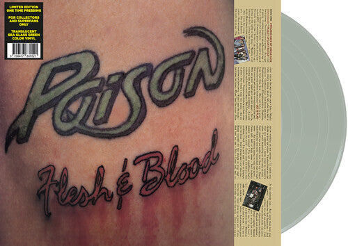 Poison - Flesh & Blood[ LP] Limited Coke Bottle Clear Colored Vinyl (import)