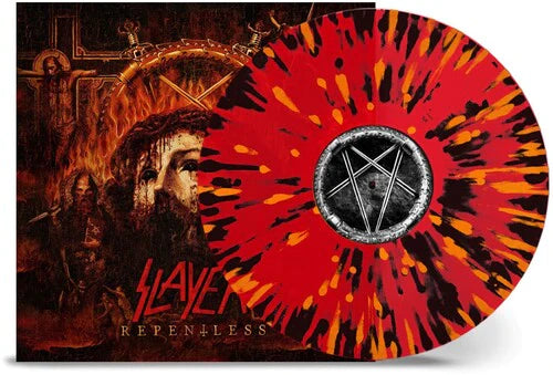 Slayer - Repentless [LP] (Transparent Red with Orange & Black Splatter Colored Vinyl, gatefold)