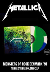 Metallica - Monsters Of Rock Denmark '91 [2LP] Limited Triple Striple Colored Vinyl