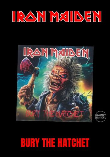Iron Maiden - Bury The Hatchet [LP] Limited Mauve Marbled Colored