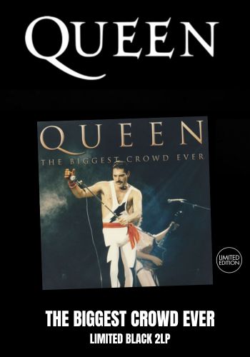 Queen - The Biggest Crowd Ever [2LP] Limited Black Vinyl, Gatefold (import)