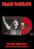 Iron Maiden - The Beast Rocks Philly [LP] Limited Red & Black Splatter Colored Vinyl (import)