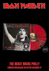 Iron Maiden - The Beast Rocks Philly [LP] Limited Red & Black Splatter Colored Vinyl (import)