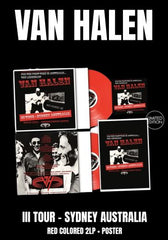 Van Halen - III Tour- Sydney Australia [2LP] Limited Red Colored Vinyl , Insert, Poster (import)