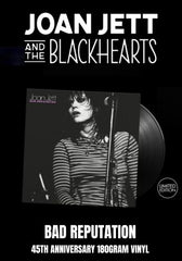 Joan Jett & The Blackhearts - Bad Reputation [LP] 45th Anniversary Black Vinyl, Altrnate Art