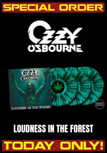 Ozzy Osbourne - Loudness In The Forest [3LP] Limited & Numbered Turquoise & Black Splatter Colored Vinyl (import)
