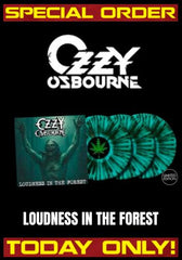 Ozzy Osbourne - Loudness In The Forest [3LP] Limited & Numbered Turquoise & Black Splatter Colored Vinyl (import)