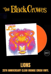 Black Crowes, The - Lions [LP] Limited 25th Anniversary Clear Orange Crush Vinyl
