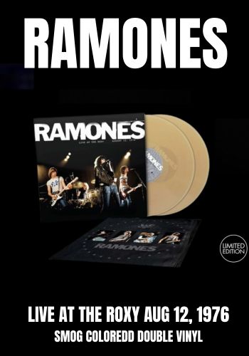 Ramones - Live At The Roxy August 12, 1976 [2LP] Limited 50th Anniversary Smog Colored Vinyl (Spirit Of '76)