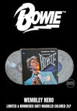 David Bowie - Wembley Hero [2LP] Limited & Numbered Grey Marbled Colored Vinyl, Poster (import)
