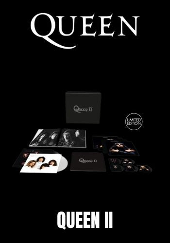 Queen - Queen II (Collector's Edition) [2LP + 5CD Box Set] Limited 180gram White & Black Vinyl