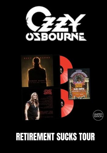 Ozzy Osbourne - Retirement Sucks Tour [2LP] Limited Red Colored Vinyl, Poster (import)