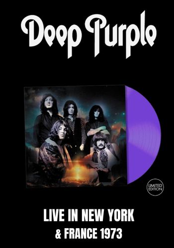 Deep Purple - Live In New York & France 1973 [LP] Limited Purple Colored VInyl (import)