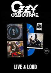 Ozzy Osbourne - Live & Loud [2LP] Limited Blue Colored Vinyl, Gatefold
