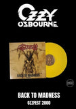 Ozzy Osbourne - Back To Madness: Ozzfest 2000 [LP] Limited Yellow Colored Vinyl, Numbered (import)