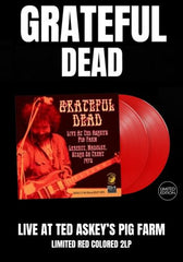 Grateful Dead - Live At Ted Askey's Pig Farm 1970 [2LP] Limited Red Colored Vinyl