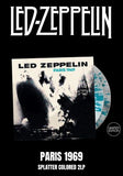 Led Zeppelin - Paris 1969 [2LP] Limited Splatter Colored , Numbered Vinyl, Gatefold (import)