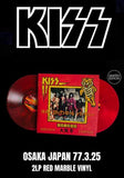 KISS - Osaka Japan 3.25.77 [2LP] Limited Red Colored Vinyl, Gatefold, Booklet, Poster (import)