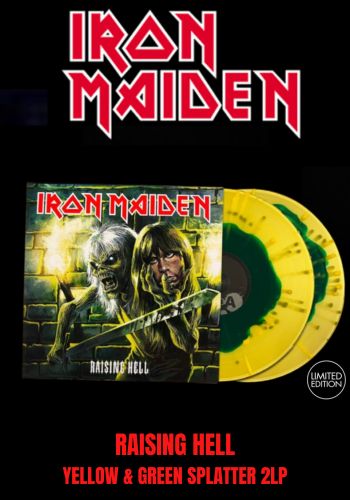 Iron Maiden - Raising Hell [LP] Limited Green & Yellow Splatter Colored Vinyl (import)