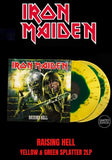 Iron Maiden - Raising Hell [LP] Limited Green & Yellow Splatter Colored Vinyl (import)