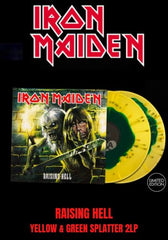Iron Maiden - Raising Hell [LP] Limited Green & Yellow Splatter Colored Vinyl (import)