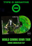 Type O Negative - World Coming Down Tour [2LP] Limited Smoke Green/Blue Colored Vinyl