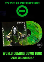 Type O Negative - World Coming Down Tour [2LP] Limited Smoke Green/Blue Colored Vinyl