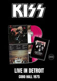 Kiss - Live In Detroit Cobo Hall 1975 [3LP] Limited Hot Pink Colored Vinyl, Poster (import)