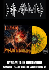 Def Leppard - Dynamite In Dortmund [LP] Limited Yellow Splatter Colored Vinyl , Numbered (import)