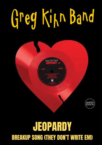 Greg Kihn Band - Jeopardy/ Breakup Song (They Don't Write Em) [7"] Limited Heart-Shaped Red Colored Vinyl