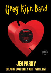Greg Kihn Band - Jeopardy/ Breakup Song (They Don't Write Em) [7"] Limited Heart-Shaped Red Colored Vinyl