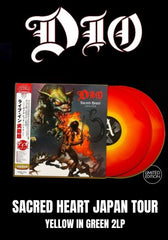 Dio - Sacred Heart- Japan Tour [LP] Limited Yellow In Red Colored Vinyl , Gatefold, OBI (import)