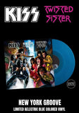 Kiss/ Twisted Sister - New York Groove [LP] Limited Electric Blue Colored Vinyl (import)