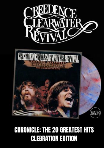 Creedence Clearwater Revival - Chronicle: The 20 Greatest Hits (Celebration Edition) [2LP] Limited Red White & Blue Vinyl, Slipmat