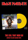 Iron Maiden -The Evil That Men Do [LP] Limited Yellow Colored Vinyl, OBI, Insert (import)