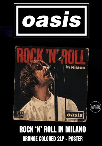 Oasis - Rock 'N' Roll In Milano [2LP] Limited Orange Colored Vinyl, Numbered, Gatefold (import)