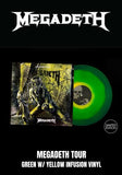 Megadeth - Megadeth Tour [LP] Limited Green W/Yellow Infusion Colored Vinyl (import)
