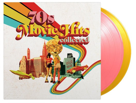 70's Movie Hits Collected [2LP] (LIMITED 1 PINK & 1 YELLOW 180 Gram Audiophile Vinyl, insert with photos & credits, import)