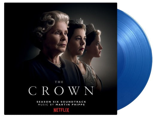 Crown, The, Season 6 (Soundtrack) (Martin Phipps) [LP] (LIMITED ROYAL BLUE 180 Gram Audiophile Vinyl, 4 page booklet, deluxe sleeve with leather laminate finish, numbered to 1000)