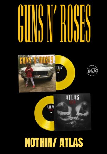 Guns N'  Roses - Nothin/Atlas [7"] Limited Canary Yellow Colored VInyl