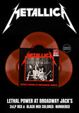 Metallica - Lethal Power At Broadway Jack's [3LP] Limited & Numbered Red/Black Mix Colored Vinyl (import)