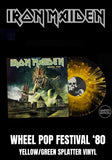 Iron Maiden - Wheel Pop Festival '80 [LP] Limited Yellow/Green Splatter Colored Vinyl (import)