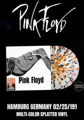 Pink Floyd - Hamburg Germany 25.02.1971 [2LP] Limited Multi-Color Splattered Vinyl, Numbered