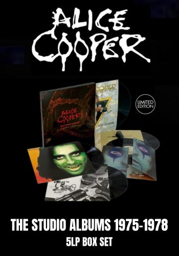 Alice Cooper - The Studio Albums 1975-1978 [5LP Box] Limited Black VInyl, Slipcase